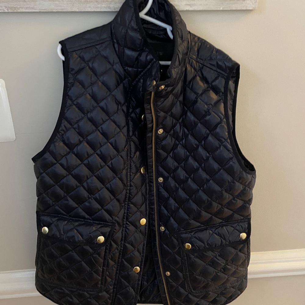 J.Crew Dark Navy Insulated Quilted Vest